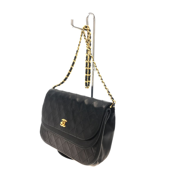 Chanel Double Flap Matelasse Leather Shoulder Bag - Picture 2 of 6